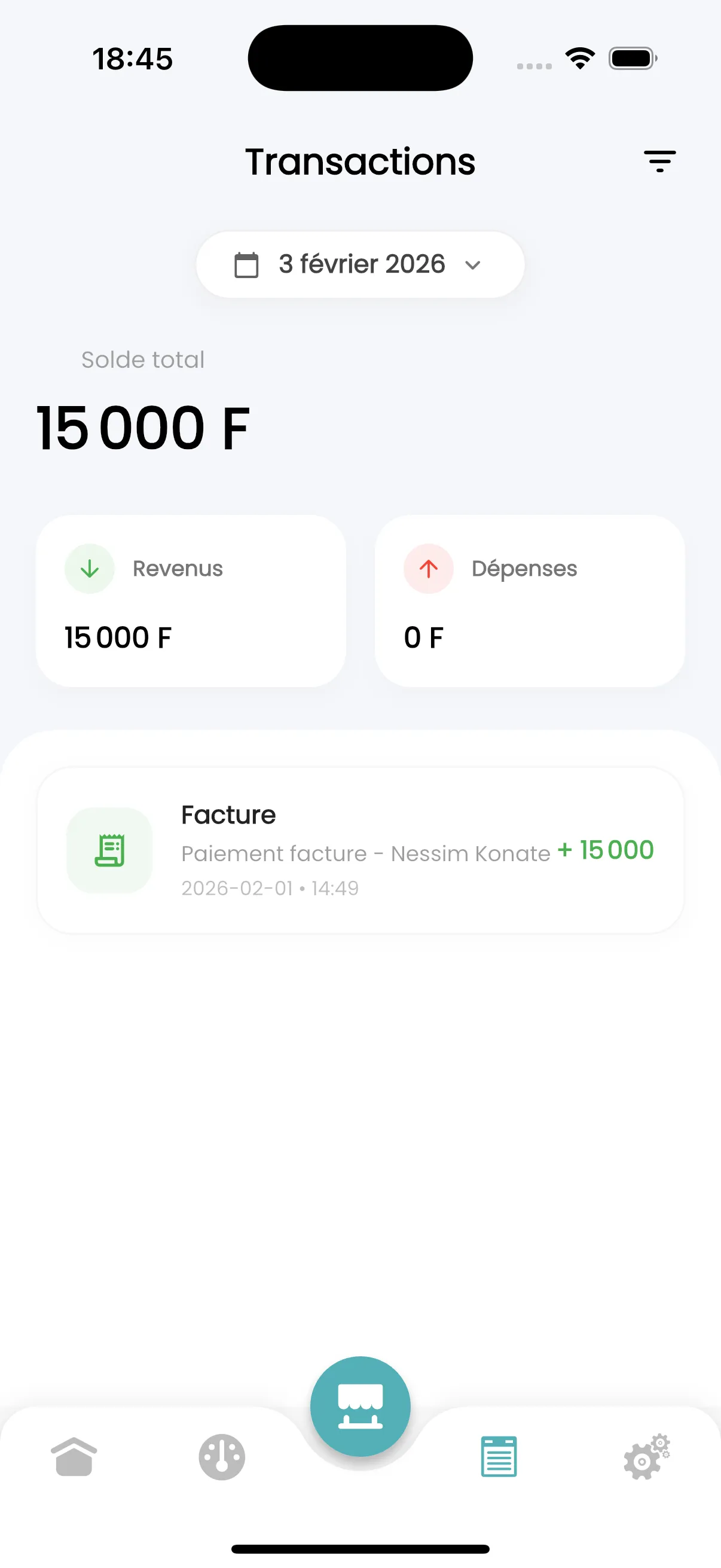Terminal de paiement